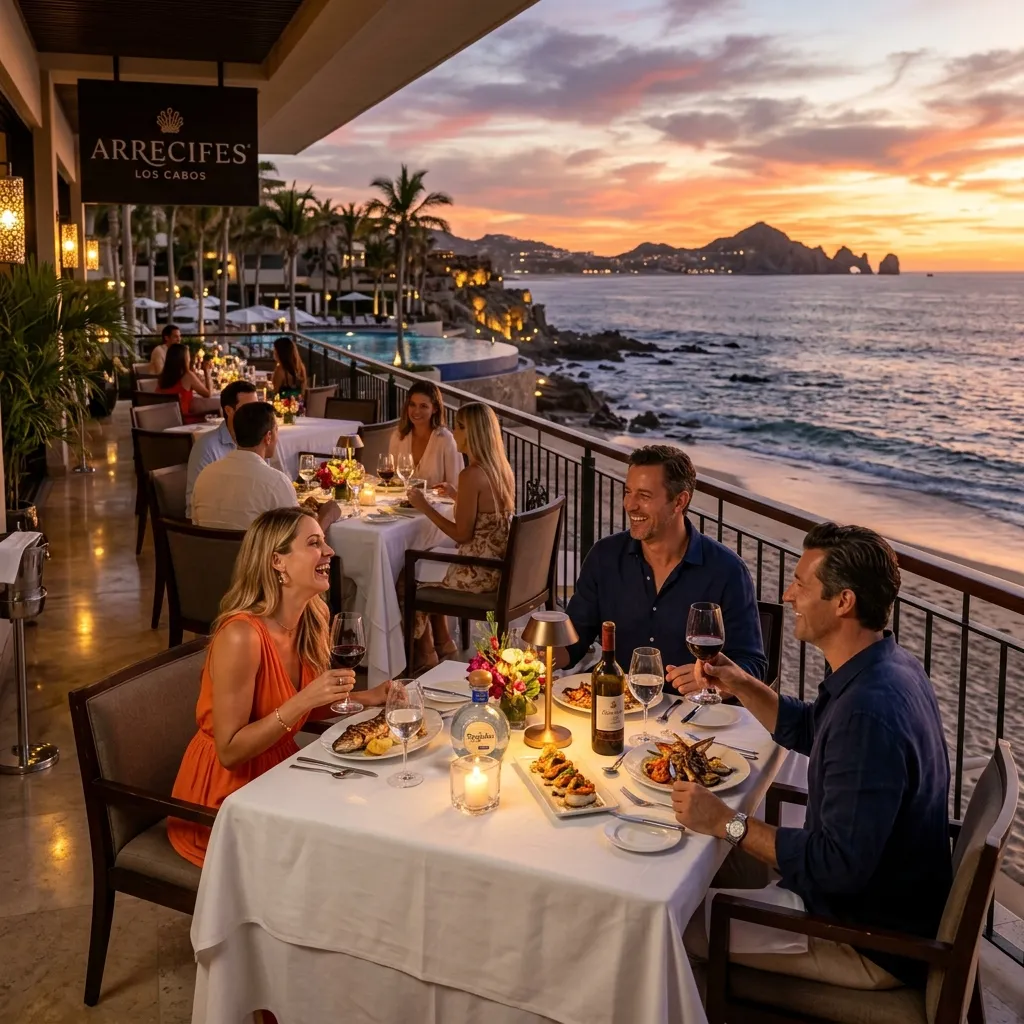 Diners at Sunset Monalisa